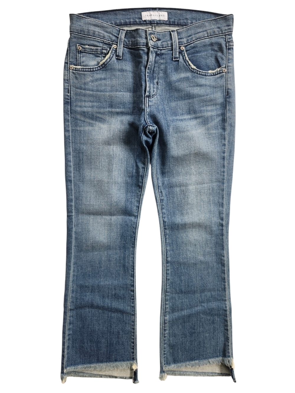 James Jeans Women's Blue Flare Denim - Picture 4 of 8